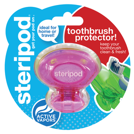 УЦЕНКА! Steripod Антибактериальный чехол для зубной щетки, милашка в розовом (в упаковке 1 шт.) (Zip lock упаковка)