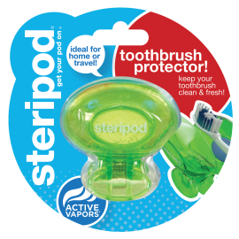 УЦЕНКА! Steripod Антибактериальный чехол для зубной щетки, зеленая зависть (в упаковке 1 шт.)