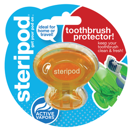 УЦІНКА! Steripod Антибактеріальний чохол для зубної щітки, мандаринова мрія (в упаковці 1 шт.) (Zip lock упаковка)