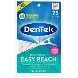 DenTek Комплексне очищення Задні зуби Флос-зубочистки, 75 шт.