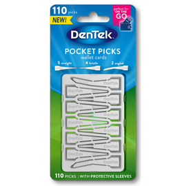 Акція! DenTek Кишенькові зубочистки, 110 шт.