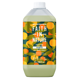 Faith in Nature Натуральний шампунь з грейпфрутом та апельсином, 5 л