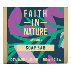 Faith in Nature Натуральне тверде мило з лавандою, 100 г