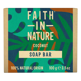 Faith in Nature Натуральне тверде мило з кокосом, 100 г