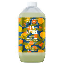 Faith in Nature Натуральний гель для душу з грейпфрутом та апельсином, 5 л
