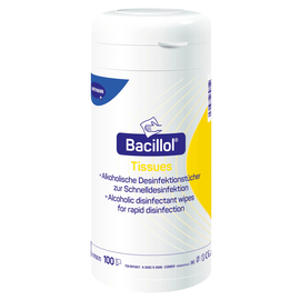Bacillol Tissues Серветки для швидкої дезінфекції, на спиртовій основі, 100 шт.