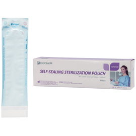 Dochem TOPSTERI Самоклеящиеся стерилизационные пакеты, 70 x 230 мм, 200 шт.