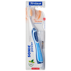 TRISA Sonicpower Battery Pro Interdental Звуковая зубная щетка, мягкая