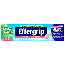 Effergrip Крем для надійної фіксації зубних протезів, м'ятна свіжість, 42 г