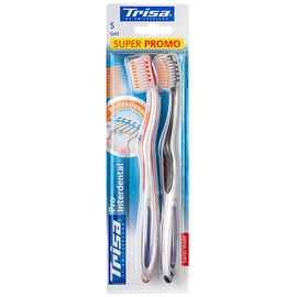 TRISA Pro Interdental Зубна щітка, із захисним ковпачком, м'яка, 2 шт.