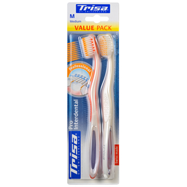 TRISA Pro Interdental Зубна щітка, із захисним ковпачком, середньої жорсткості, 2 шт.