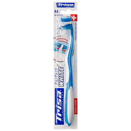 TRISA Perfect White Зубная щетка, средней жесткости, Цвет: Голубой