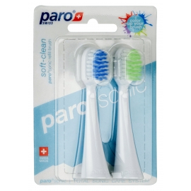 paro®sonic soft-clean Сменные щетки для нежного и тщательного очищения, 2 шт.