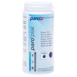 paro® plak 2-цветные таблетки для индикации зубного налета, 1000 шт.