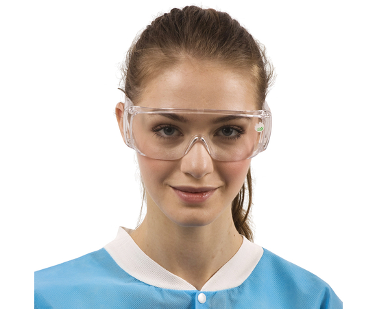 Dochem Защитные очки, пластиковые, тип мото, прозрачные линзы и оправа