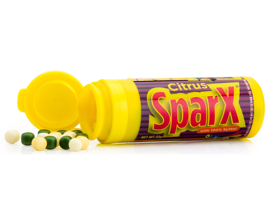 SparX Натуральные цитрусовые конфеты с ксилитом, 30 г, изображение 3
