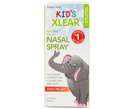 Xlear Детский натуральный солевой назальный спрей с ксилитом, 22 мл