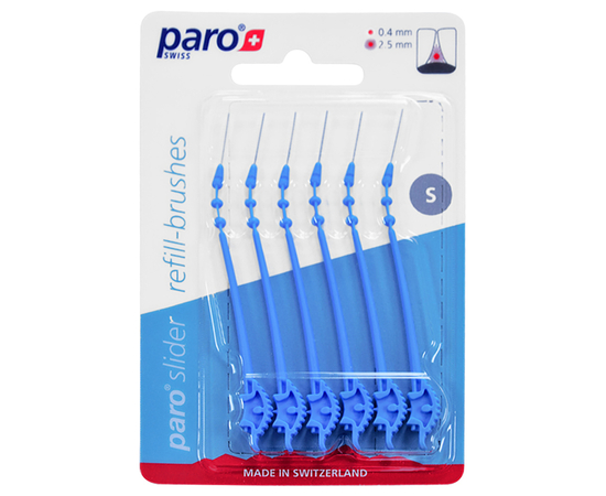 paro® slider Сменные межзубные щетки, размер S, 6 шт.