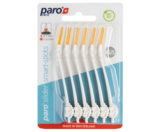 paro® slider Сменные межзубные щетки smart-sticks, размер XS/S, 12 шт.