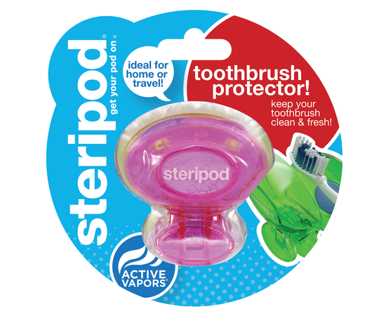 УЦІНКА! Steripod Антибактеріальний чохол для зубної щітки, красуня в рожевому (в упаковці 1 шт.) (Zip lock упаковка)