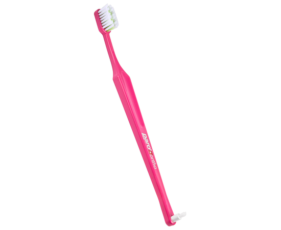 paro® ortho brush Ортодонтическая зубная щетка, мягкая, Цвет: Розовый