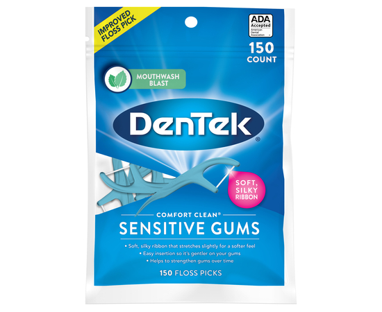DenTek Комфортне очищення Флос-зубочистки, 150 шт.