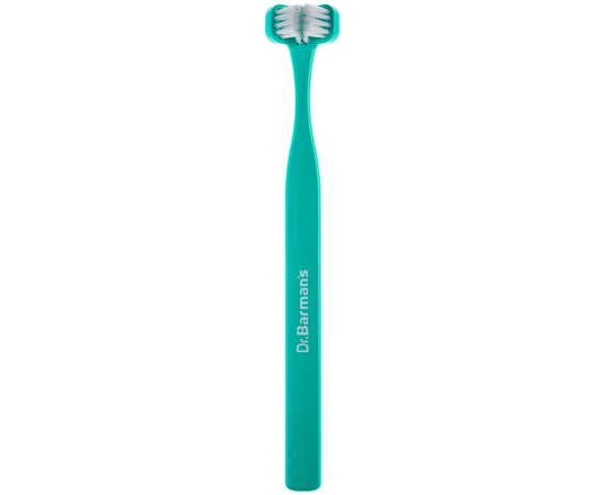 Dr. Barman's Superbrush Compact Трехсторонняя зубная щетка, компактная, Цвет: Салатовый, изображение 5