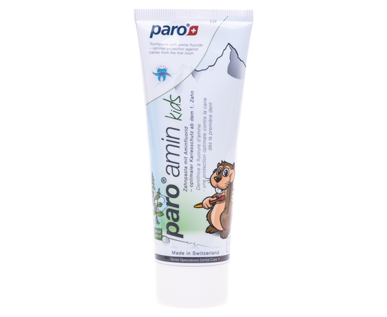 paro® amin kids Дитяча зубна паста на основі амінофториду 500 ppm, 75 мл