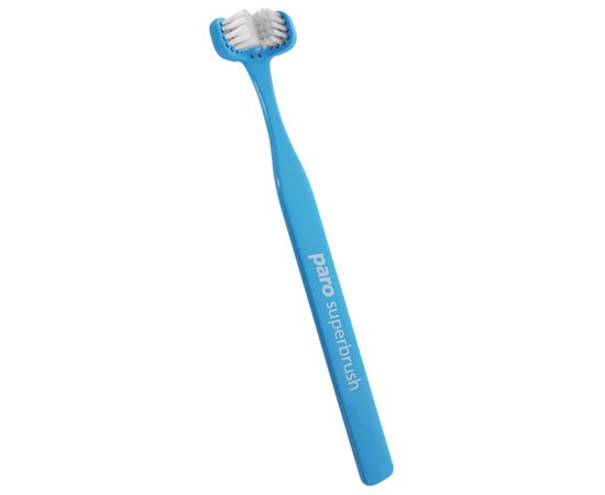 paro® superbrush Зубна щітка тристороння, Колір: Блакитний