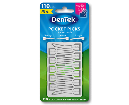 Акція! DenTek Кишенькові зубочистки, 110 шт.