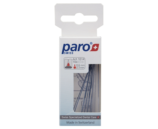 paro® isola long Длинные межзубные щетки, xx-тонкие, Ø 2.5 мм, 10 шт.