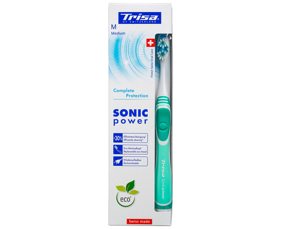 TRISA Sonicpower Complete Protection Звуковая зубная щетка, средней жесткости, изображение 11