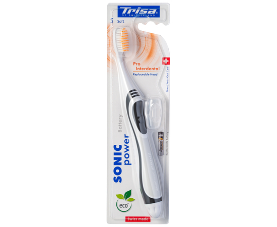 TRISA Sonicpower Battery Pro Interdental Звуковая зубная щетка, мягкая, изображение 13
