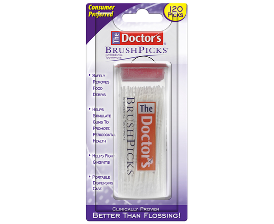 The Doctor's BrushPicks Міжзубні зубочистки, 120 шт.