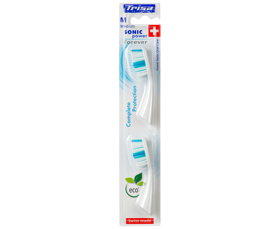 TRISA Sonicpower Complete Protection Сменные насадки, средней жесткости, 2 шт., изображение 2