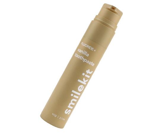 SmileKit Fluoride+ Зубная паста с фторидом и вкусом ванили, 60 г