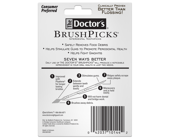 The Doctor's BrushPicks Міжзубні зубочистки, 275 шт., зображення 2