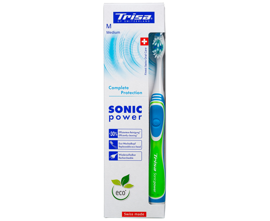 TRISA Sonicpower Complete Protection Звуковая зубная щетка, средней жесткости, изображение 3