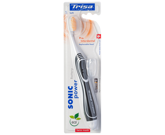 TRISA Sonicpower Battery Pro Interdental Звуковая зубная щетка, мягкая, изображение 3