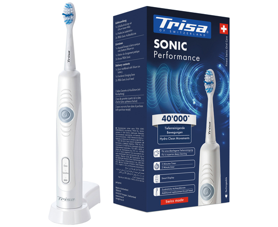 TRISA Sonic Performance Звукова зубна щітка, зображення 3