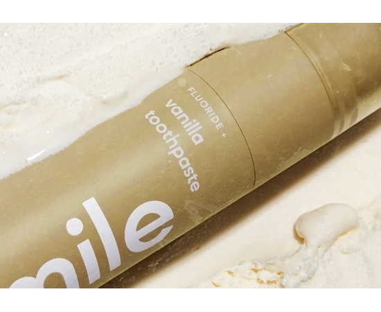 SmileKit Fluoride+ Зубная паста с фторидом и вкусом ванили, 60 г