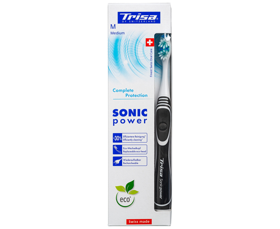 TRISA Sonicpower Complete Protection Звуковая зубная щетка, средней жесткости, изображение 5