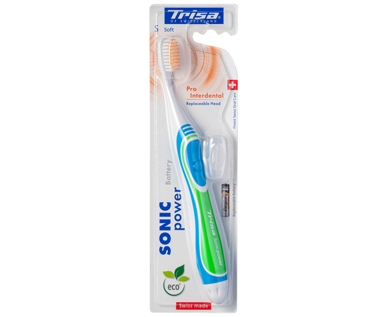 TRISA Sonicpower Battery Pro Interdental Звуковая зубная щетка, мягкая, изображение 5