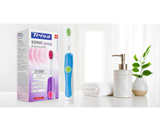 TRISA Sonic Advanced Young Звукова зубна щітка, 6+ років, зображення 5