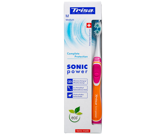 TRISA Sonicpower Complete Protection Звуковая зубная щетка, средней жесткости, изображение 7
