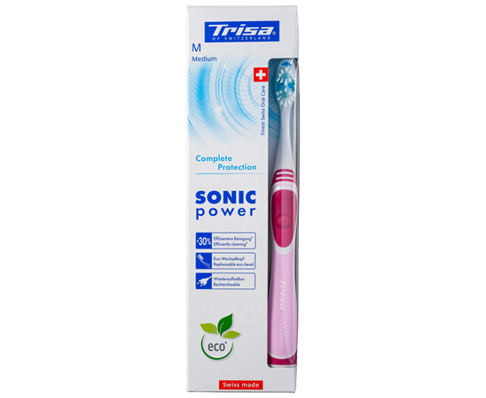 TRISA Sonicpower Complete Protection Звуковая зубная щетка, средней жесткости, изображение 9