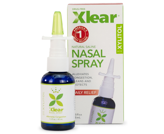 Акція! Xlear Натуральний сольовий назальний спрей з ксилітом, з дозатором, 45 мл, зображення 2