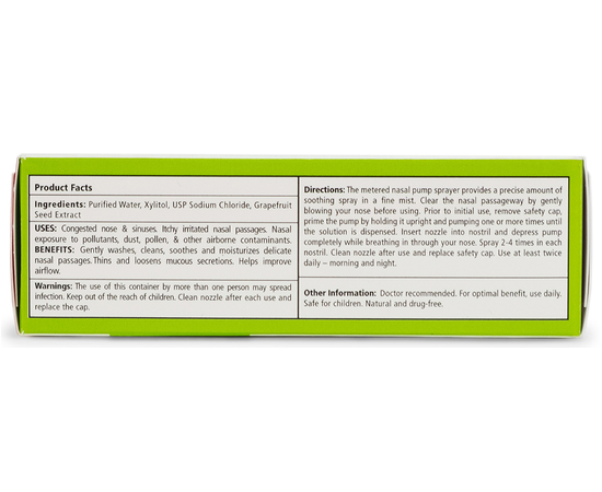 Акція! Xlear Натуральний сольовий назальний спрей з ксилітом, з дозатором, 45 мл, зображення 3