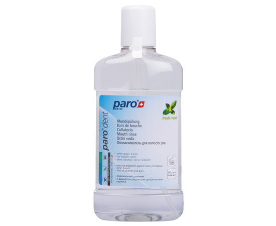 paro® dent Ополаскиватель полости рта с аминофторидом, 500 мл,  для профилактики кариаса