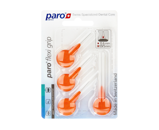 paro® flexi grip Межзубные щетки, х-тонкие, конические, Ø 1.9/5.0 мм, 4шт., изображение 2